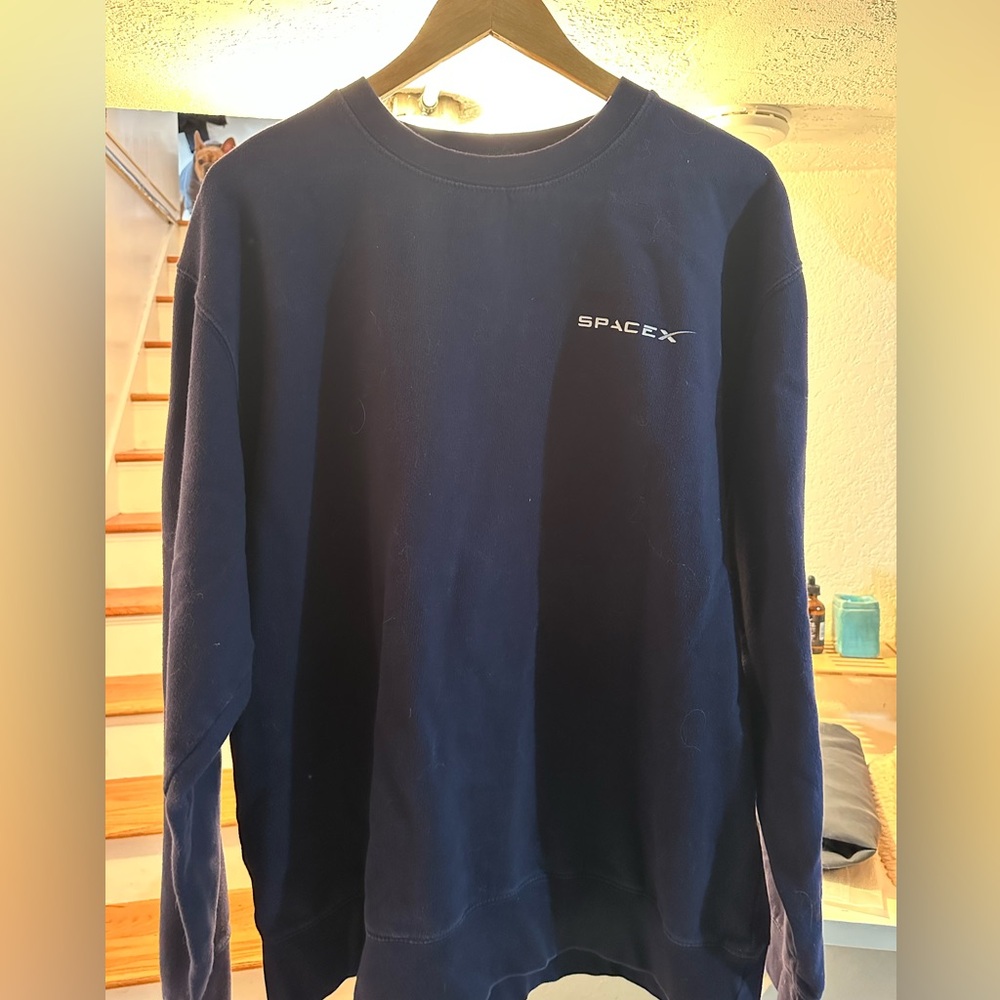 Spacex crew neck sweatshirt